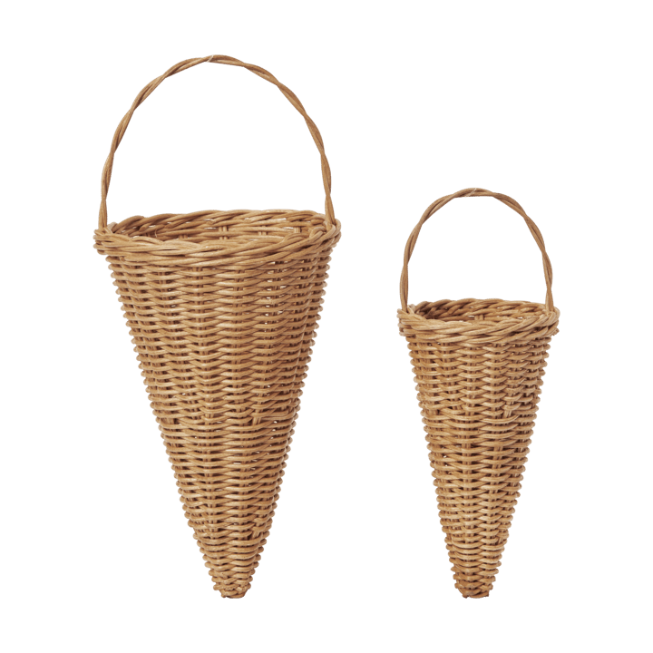 Braided cones julhänge 18 cm - Natural - Ferm Living