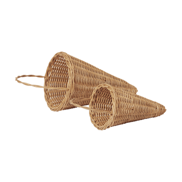 Braided cones julhänge 18 cm - Natural - Ferm Living
