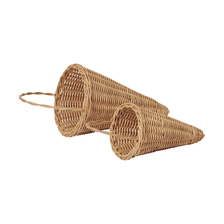 Braided cones julhänge 18 cm, Natural Ferm Living