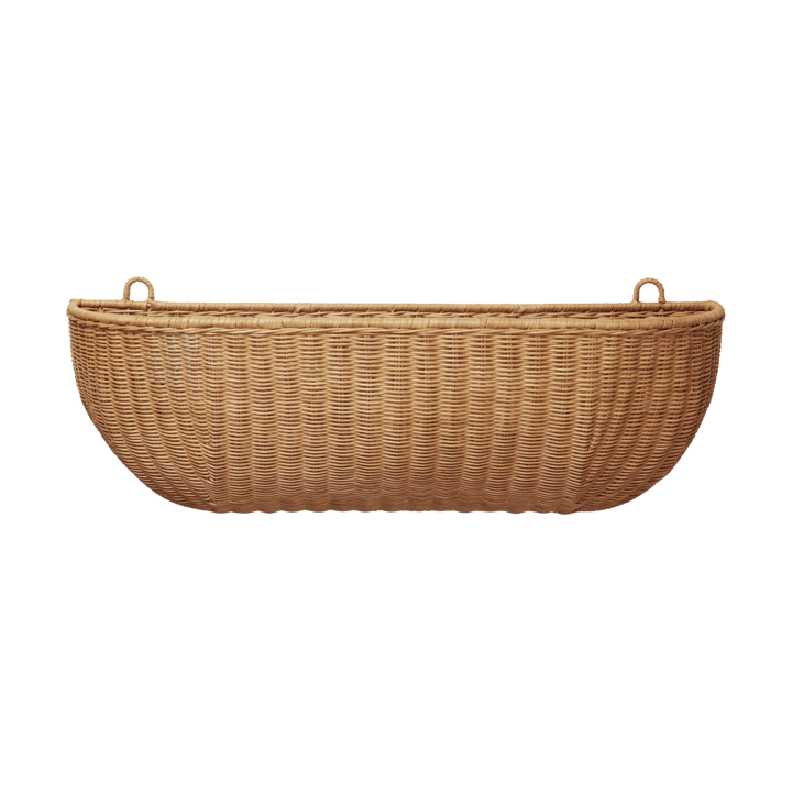 Braided wall pocket väggkorg 25x75 cm - Natural - Ferm Living