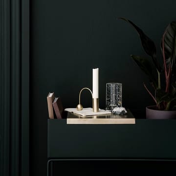 Bricka till plant box - mässing - Ferm Living
