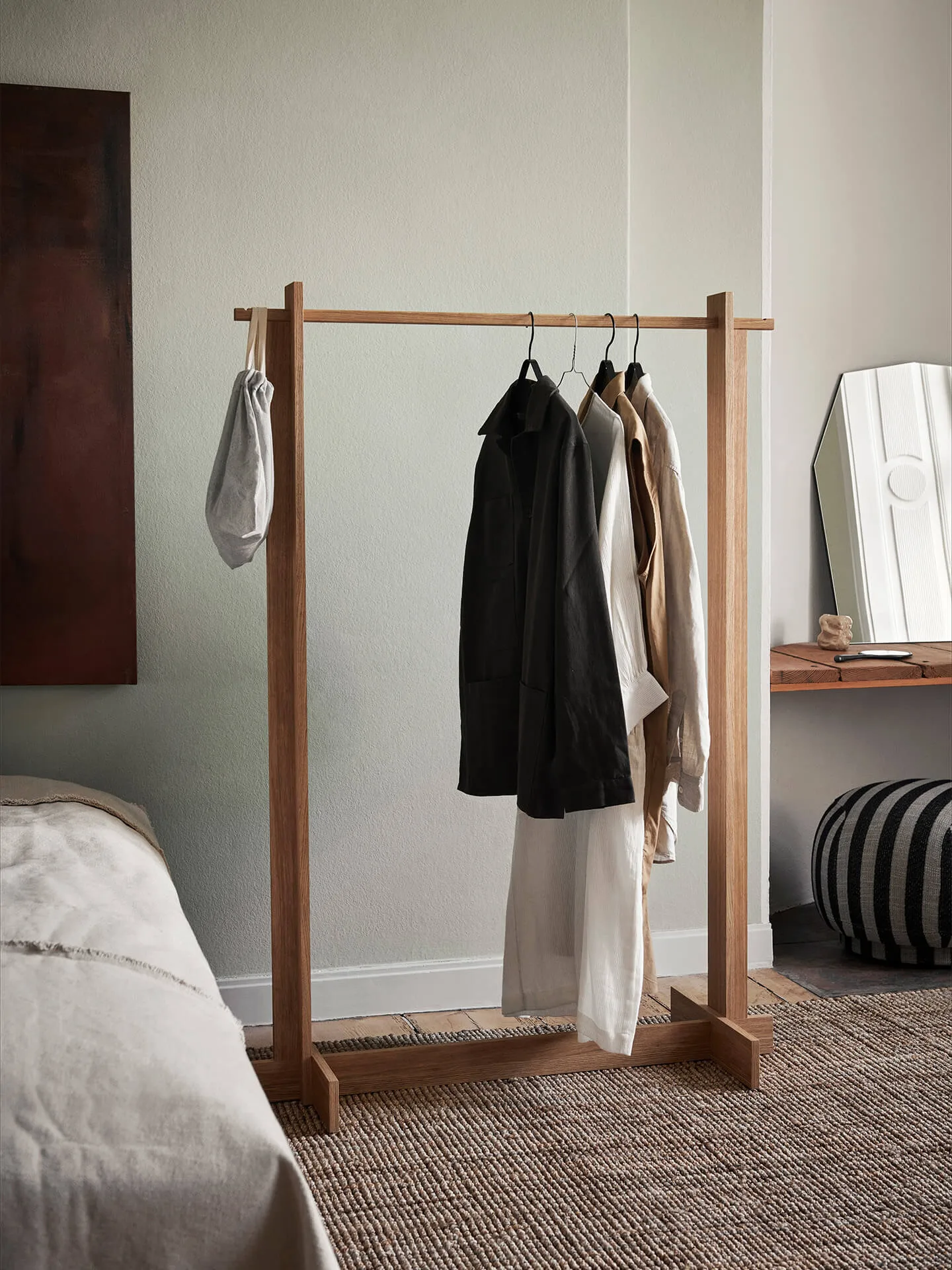 Bridge Clothes Rack klädhängare, Oiled Oak Ferm Living