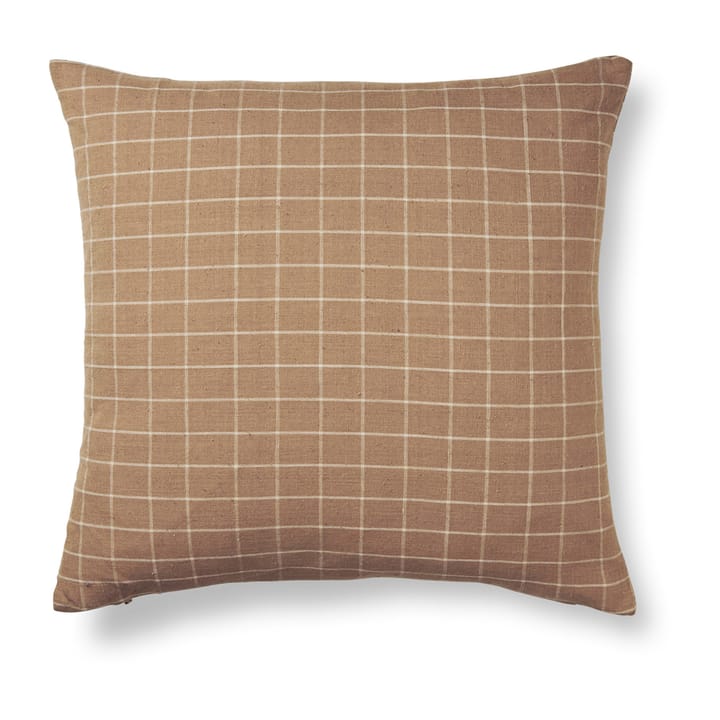 Brown kudde 50x50 cm - Check - Ferm LIVING