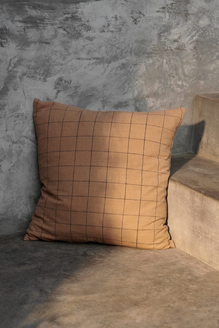 Brown kudde 50x50 cm - Grid - ferm LIVING