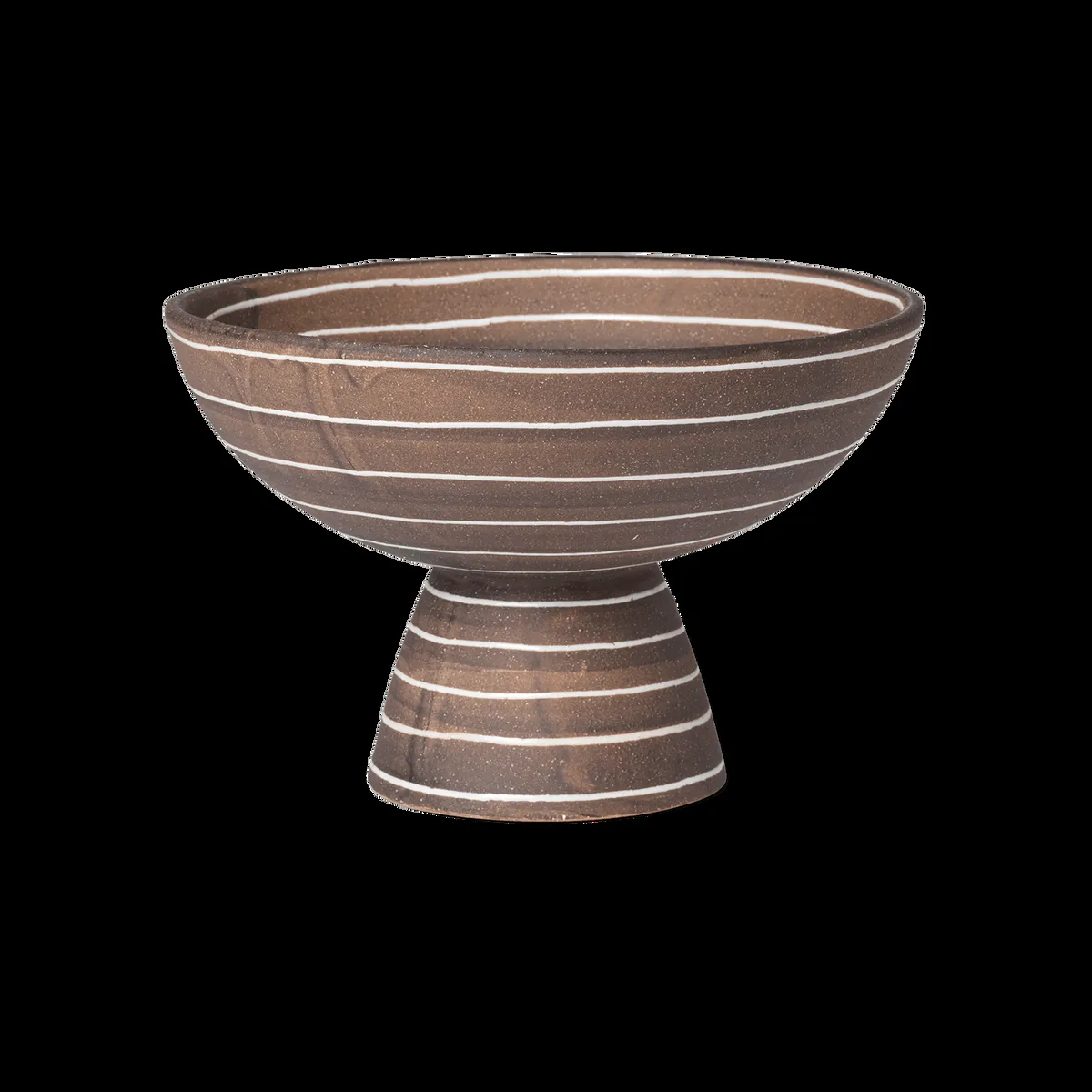 ferm LIVING Brura skål Ø21,5 cm Coffee-white