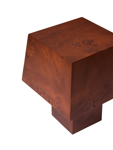 Burl bordslampa 33 cm - Dark stained burl - Ferm Living