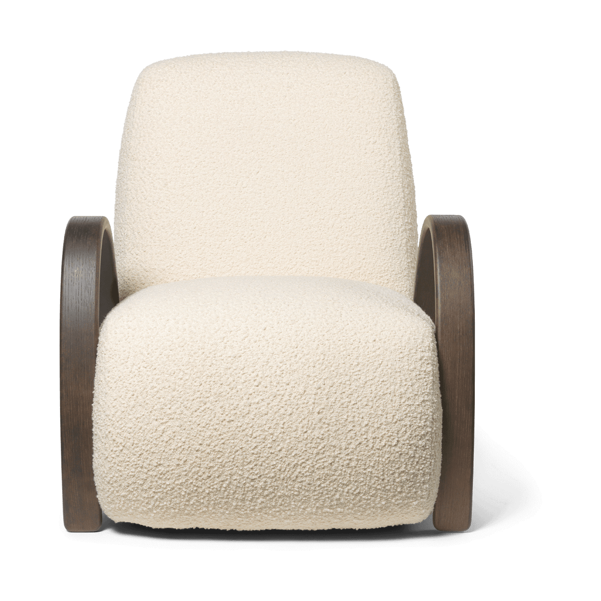 Ferm Living Buur lounge chair Nordic Bouclé Off-white