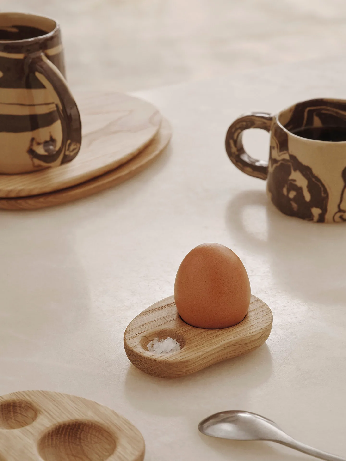 Cairn äggkopp 2-pack, Oak Ferm Living