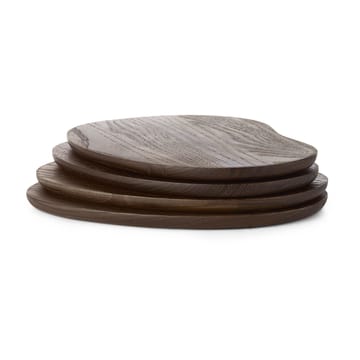 Cairn butter boards bricka 4-delar - Dark Brown - ferm LIVING