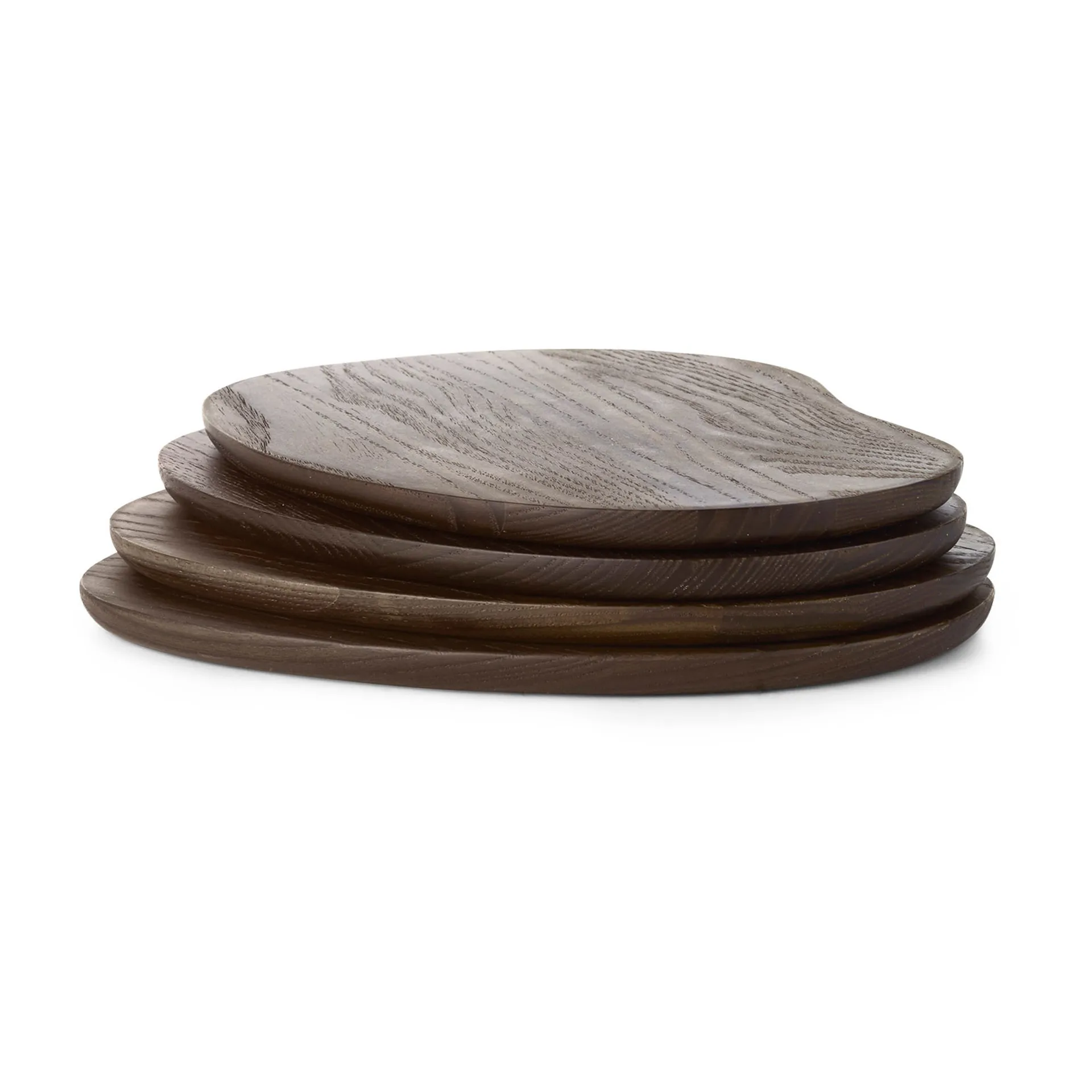 Cairn butter boards bricka 4-pack, Dark Brown Ferm Living