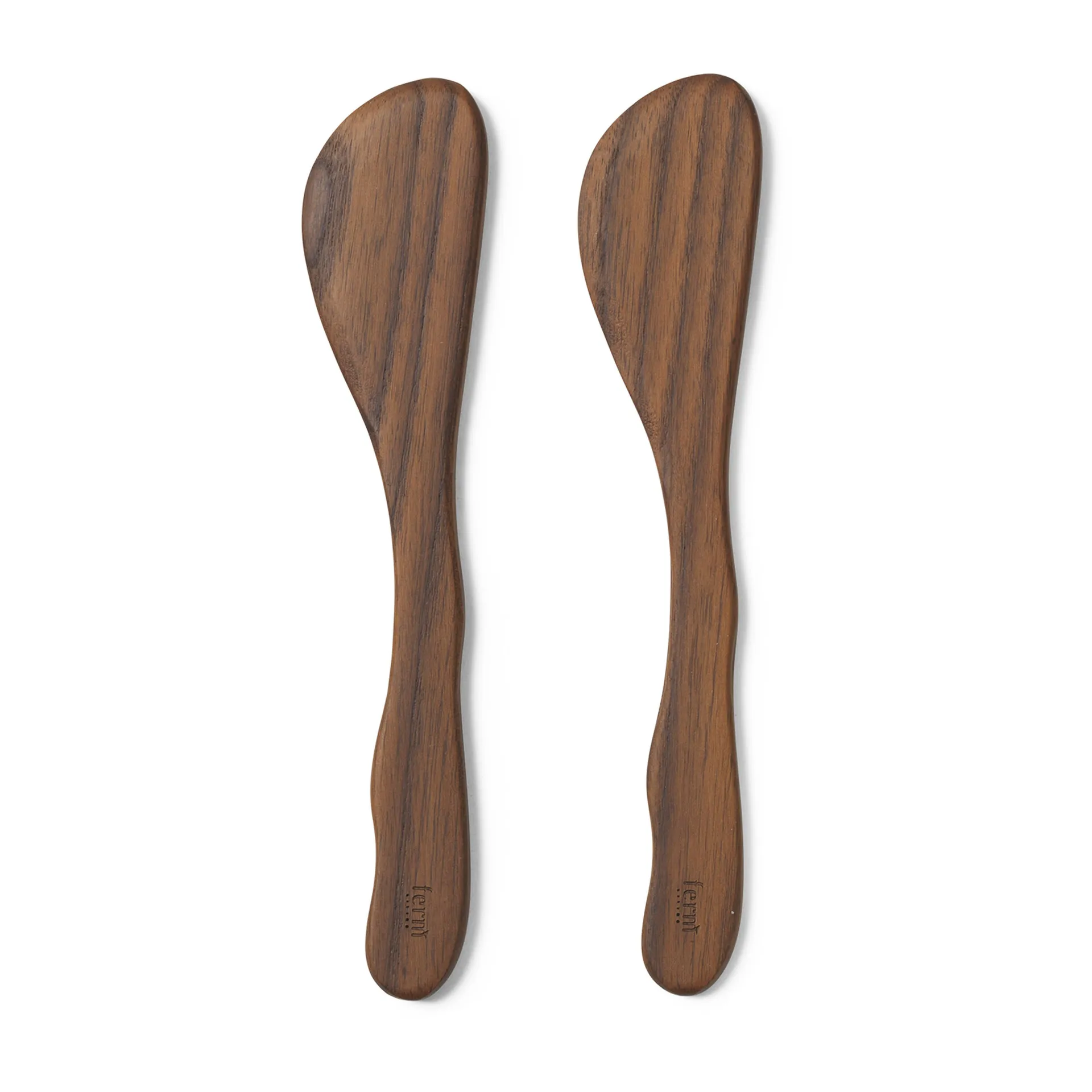 Cairn smörkniv 2-pack, Dark Brown Ferm Living