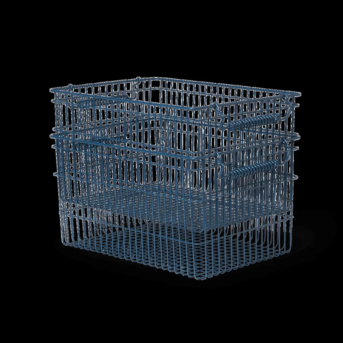 ferm LIVING Cala stapelbar korg 2-pack Dark blue