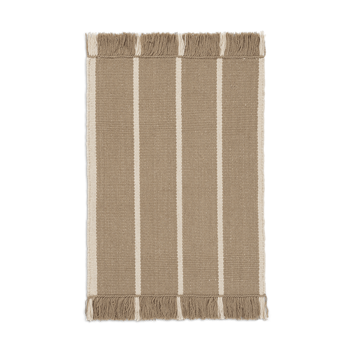 Calm kelim dörrmatta, Dark Sand, Off-white, 50x70 cm Ferm Living