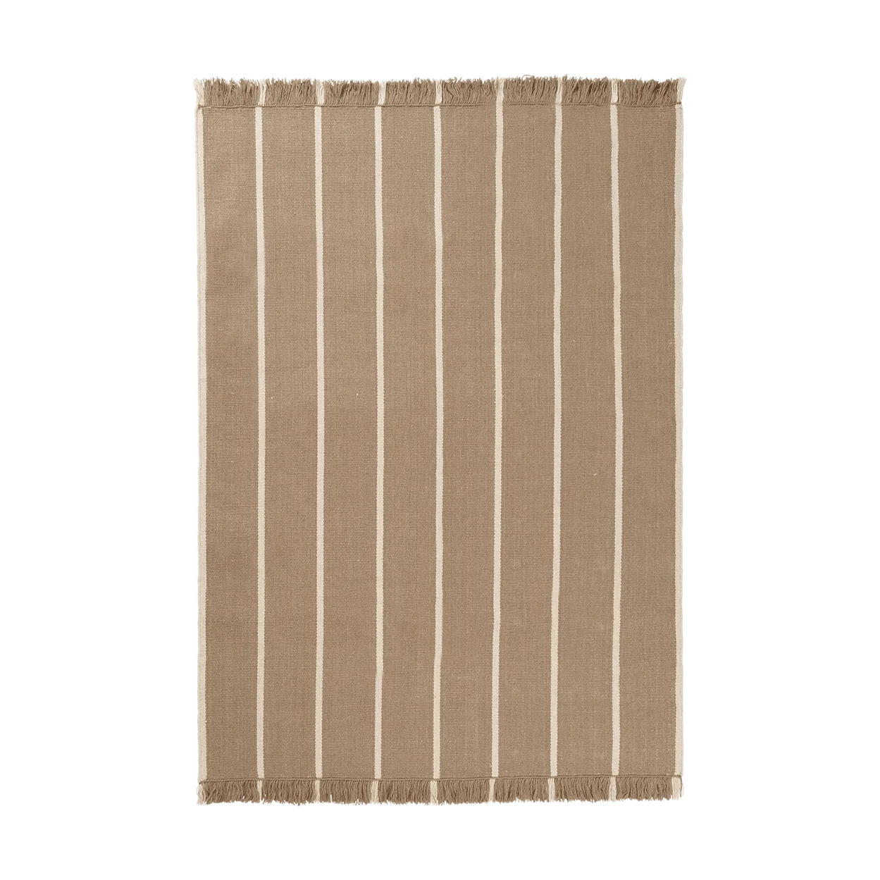 Calm kelim matta, Dark Sand, Off-white, 140x200 cm Ferm Living