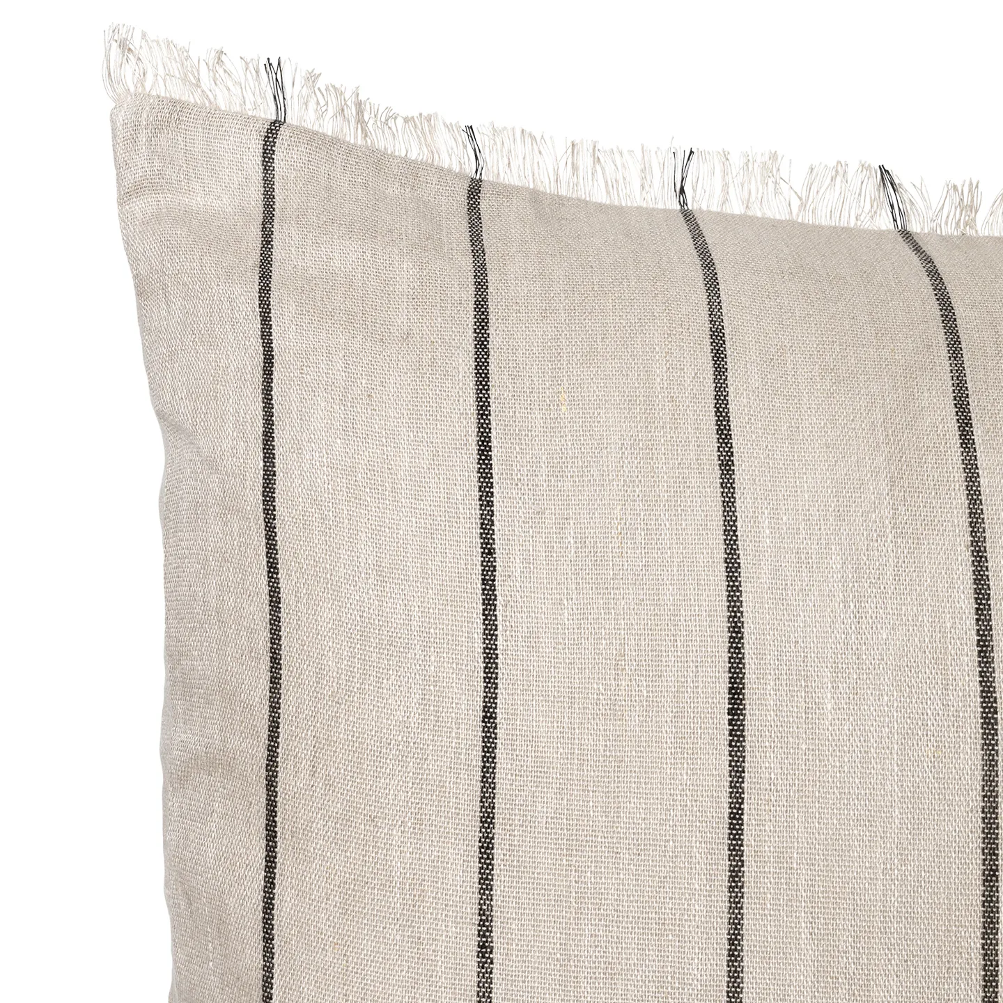 Calm kudde camel-black, 78x78 cm Ferm Living