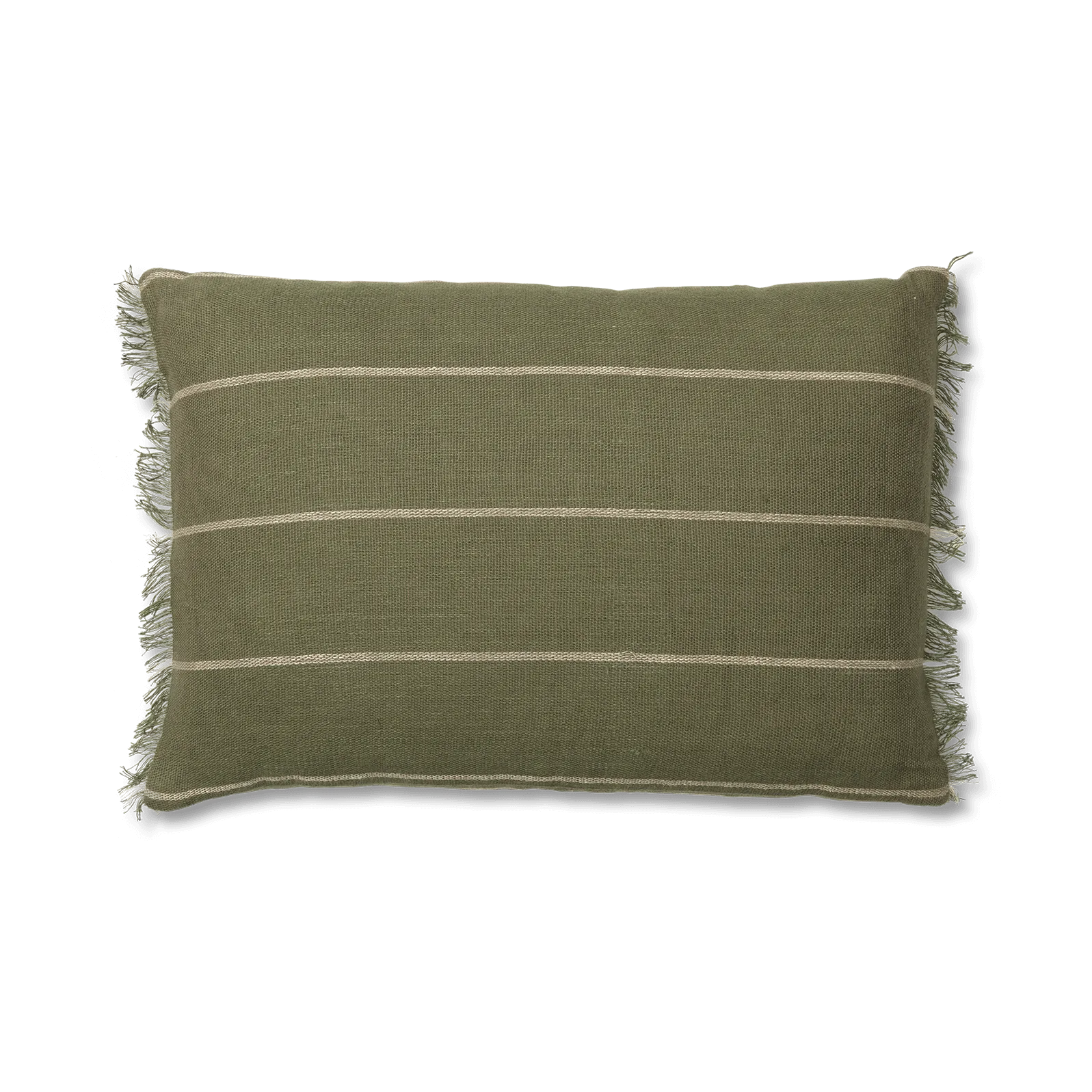 Calm kuddfodral 40x60 cm, Olive-Off-white Ferm Living