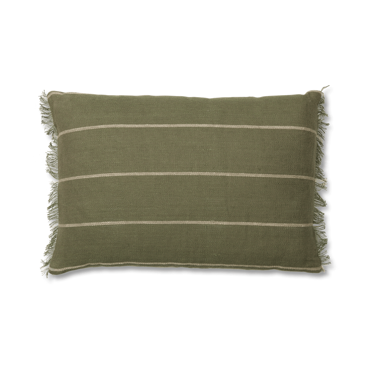 Ferm Living Calm kuddfodral 40x60 cm Olive-Off-white