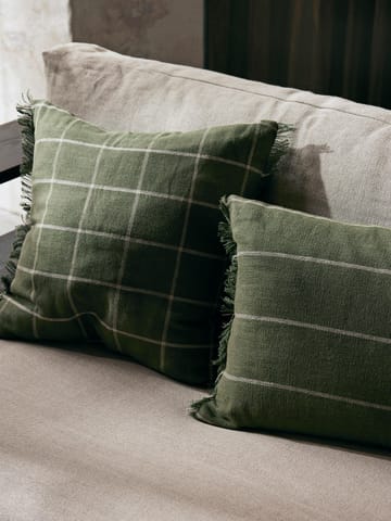 Calm kuddfodral 40x60 cm - Olive-Off-white - Ferm Living