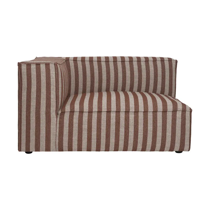 Catena soffmodul - Armstöd vänster, L400 Louisiana, Sand-Chocolate - Ferm Living