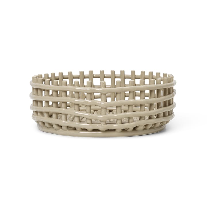 Ceramic flätad skål, Cashmere Ferm Living