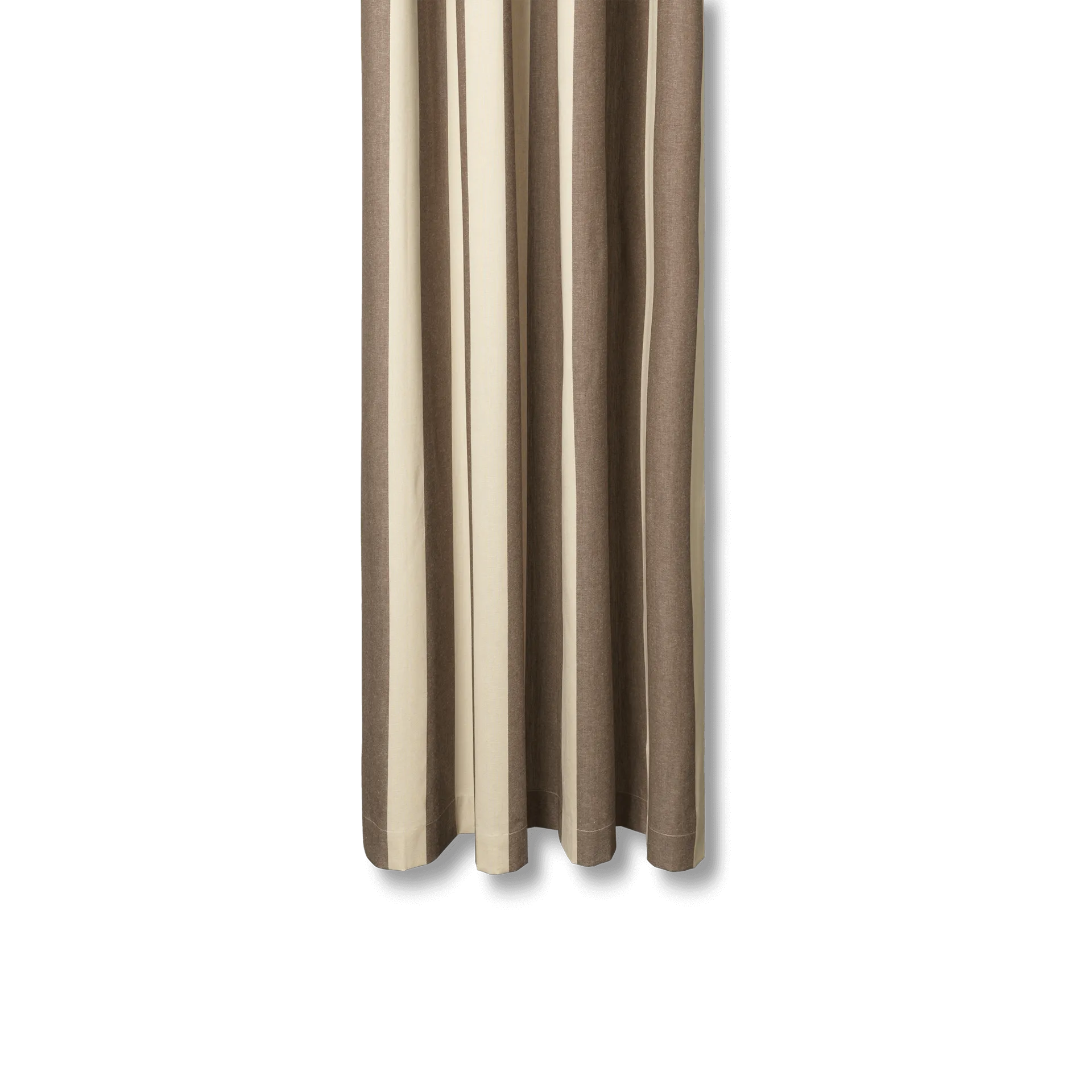 Chambray duschdraperi, Carob brown-parchment Ferm Living
