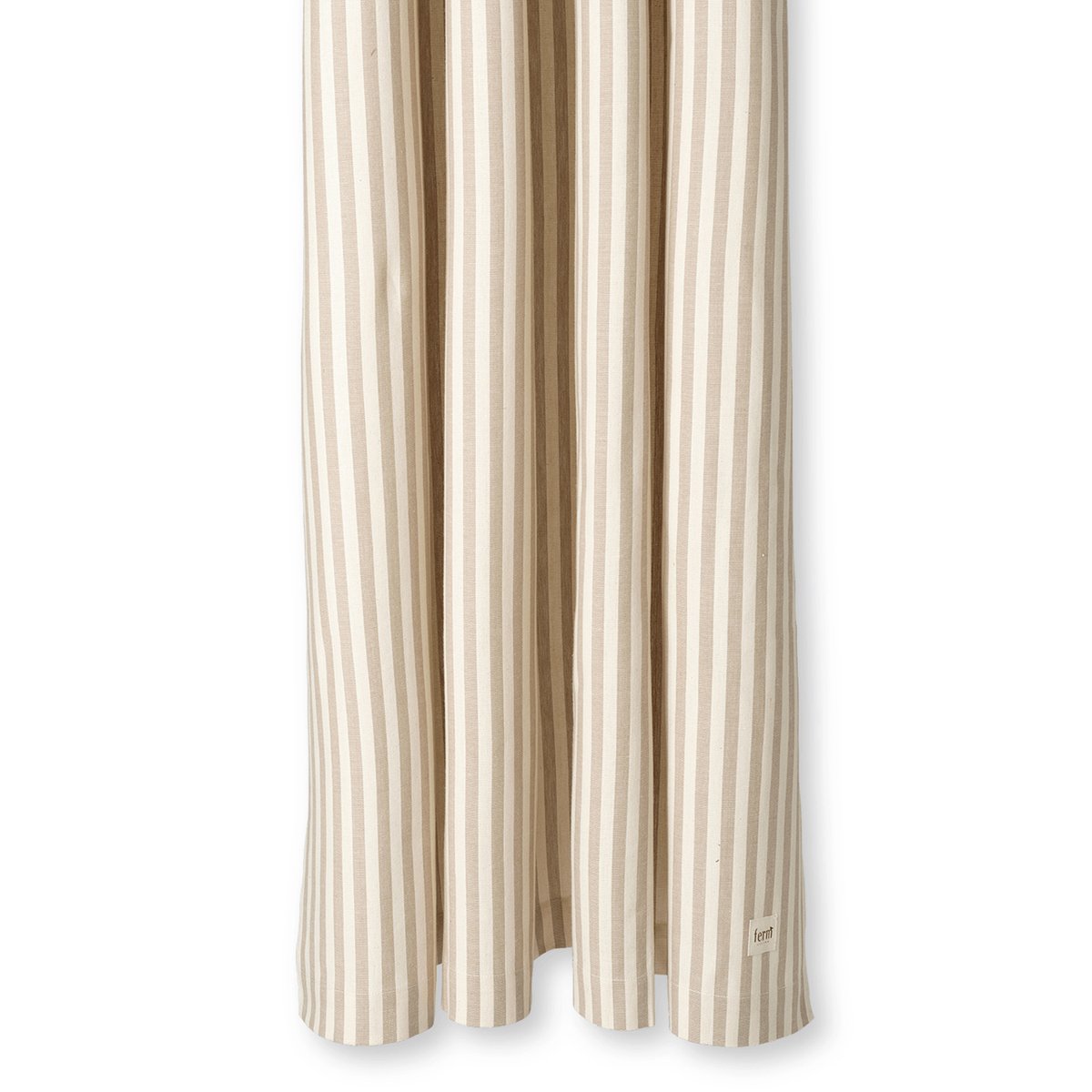 Ferm Living Chambray duschdraperi Sand-off white | Skandinavisk Design | Duschdraperier | Beige
