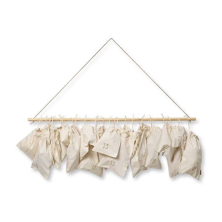 Christmas countdown julkalender - off white - Ferm LIVING