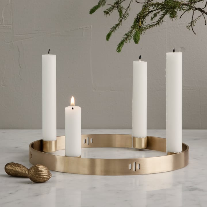 Circle mässing ljusstake, liten Ferm Living