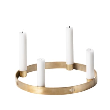Circle mässing ljusstake - liten - Ferm Living
