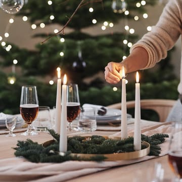 Circle mässing ljusstake - stor - Ferm Living