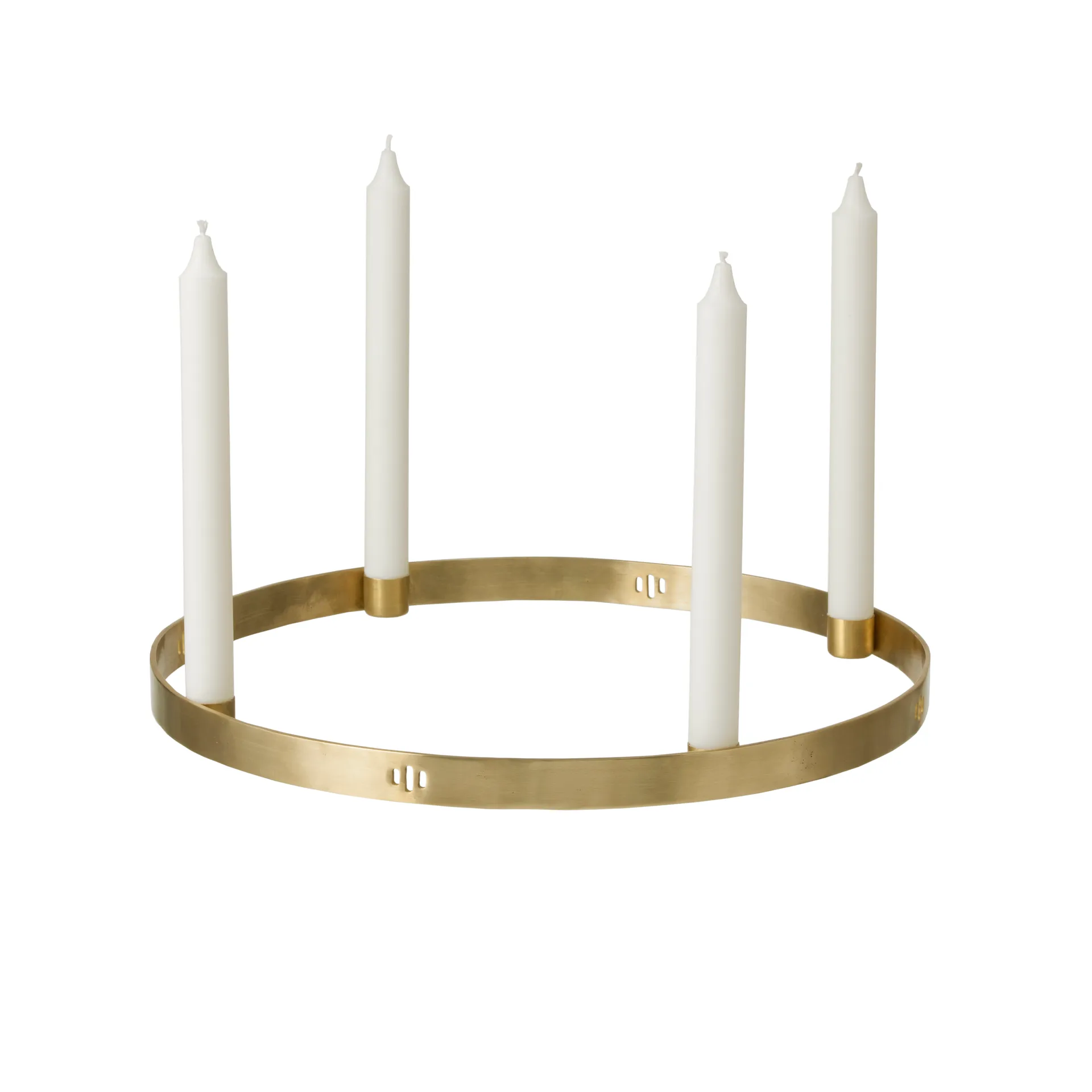 Circle mässing ljusstake, stor Ferm Living