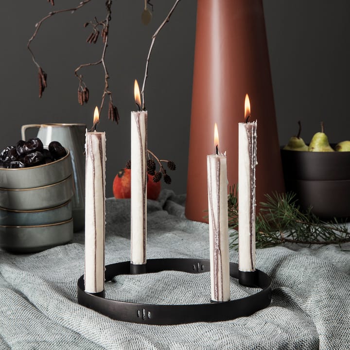 Circle svart mässing ljusstake, liten exkl. upphängning Ferm Living