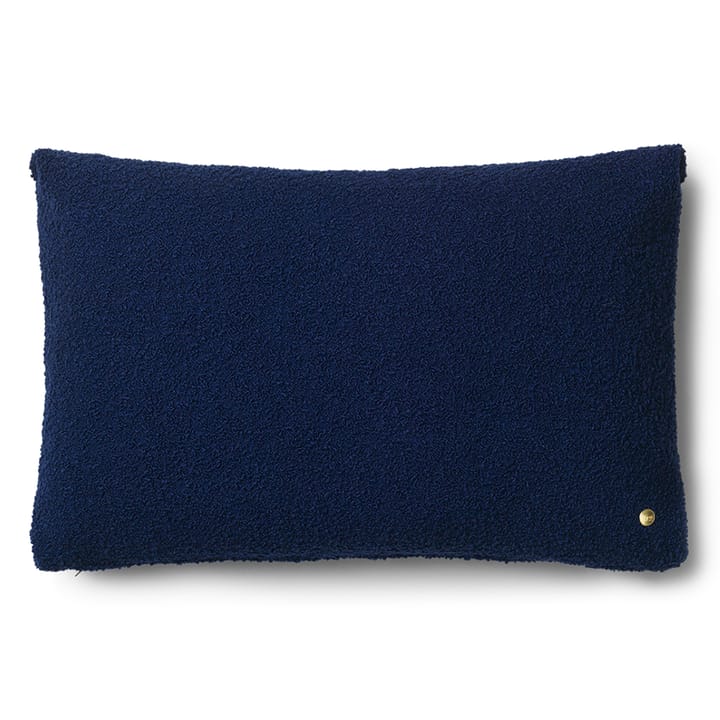 Clean kudde bouclé 40x60 cm - Deep Blue - Ferm LIVING