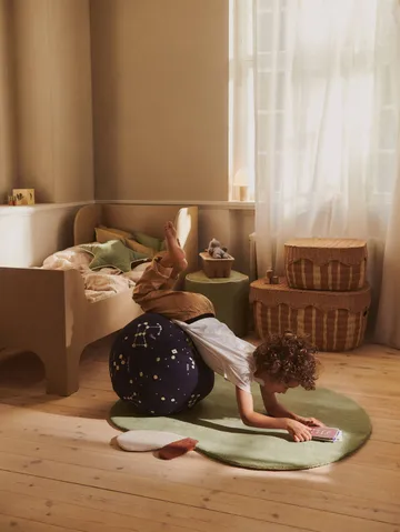 Constellation sittpuff - Dark blue, Ø50 cm - Ferm Living