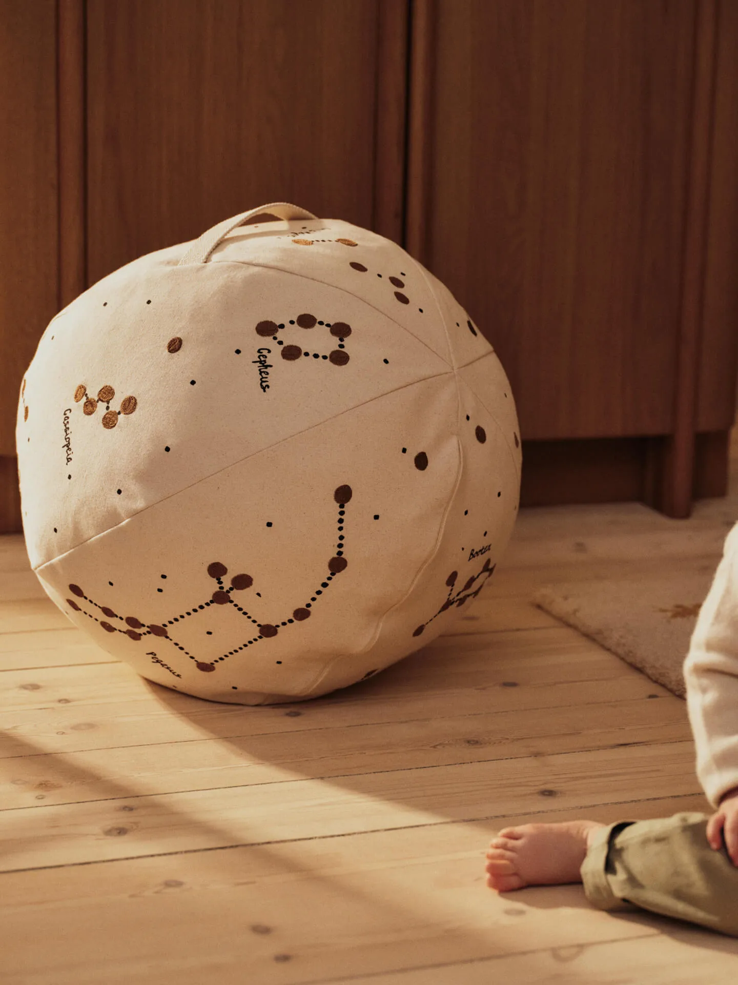 Constellation sittpuff, Undyed, Ø50 cm Ferm Living