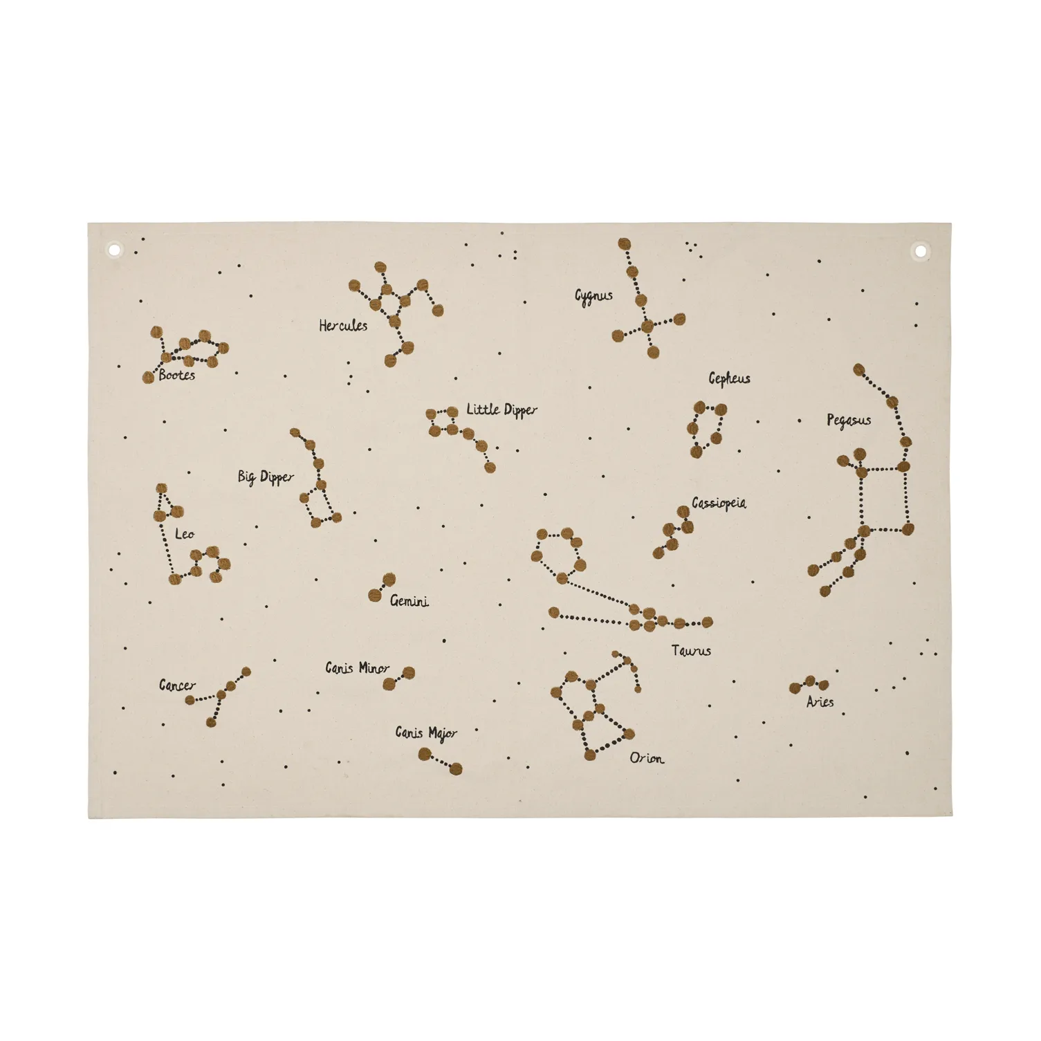 Constellation textilkarta, Undyed, 70x100 cm Ferm Living