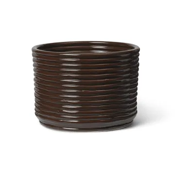 Corduroy kruka Ø20x15 cm - Carob Brown - Ferm Living