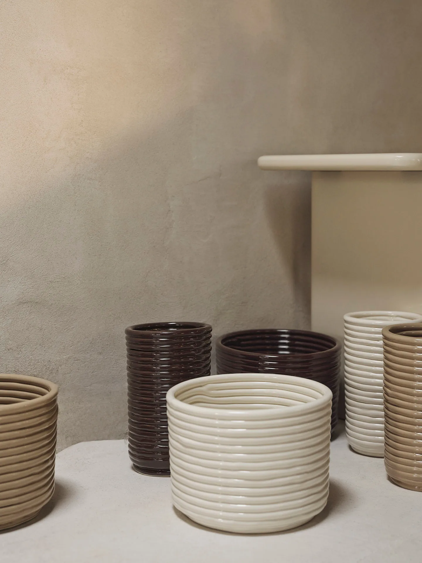 Corduroy vas 21 cm, Carob Brown Ferm Living