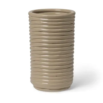 Corduroy vas 21 cm - Cashmere - Ferm Living