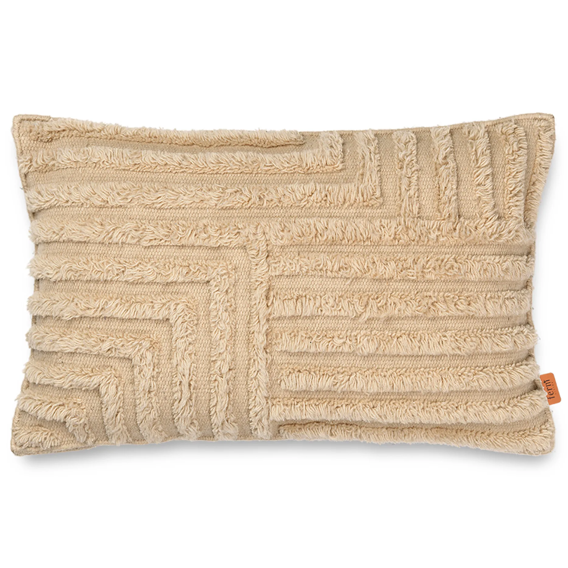 Crease kudde 40x60 cm, Light Sand Ferm Living