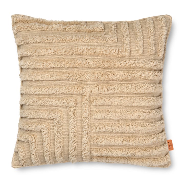 Crease kudde 50x50 cm, Light Sand Ferm Living