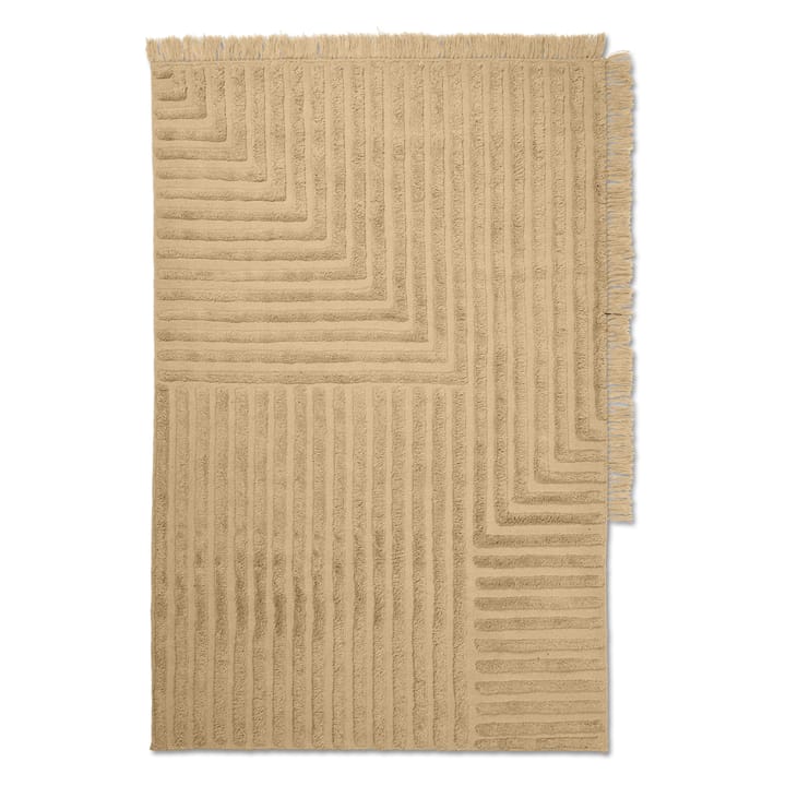 Crease ullmatta 140x200 cm, Light Sand Ferm Living