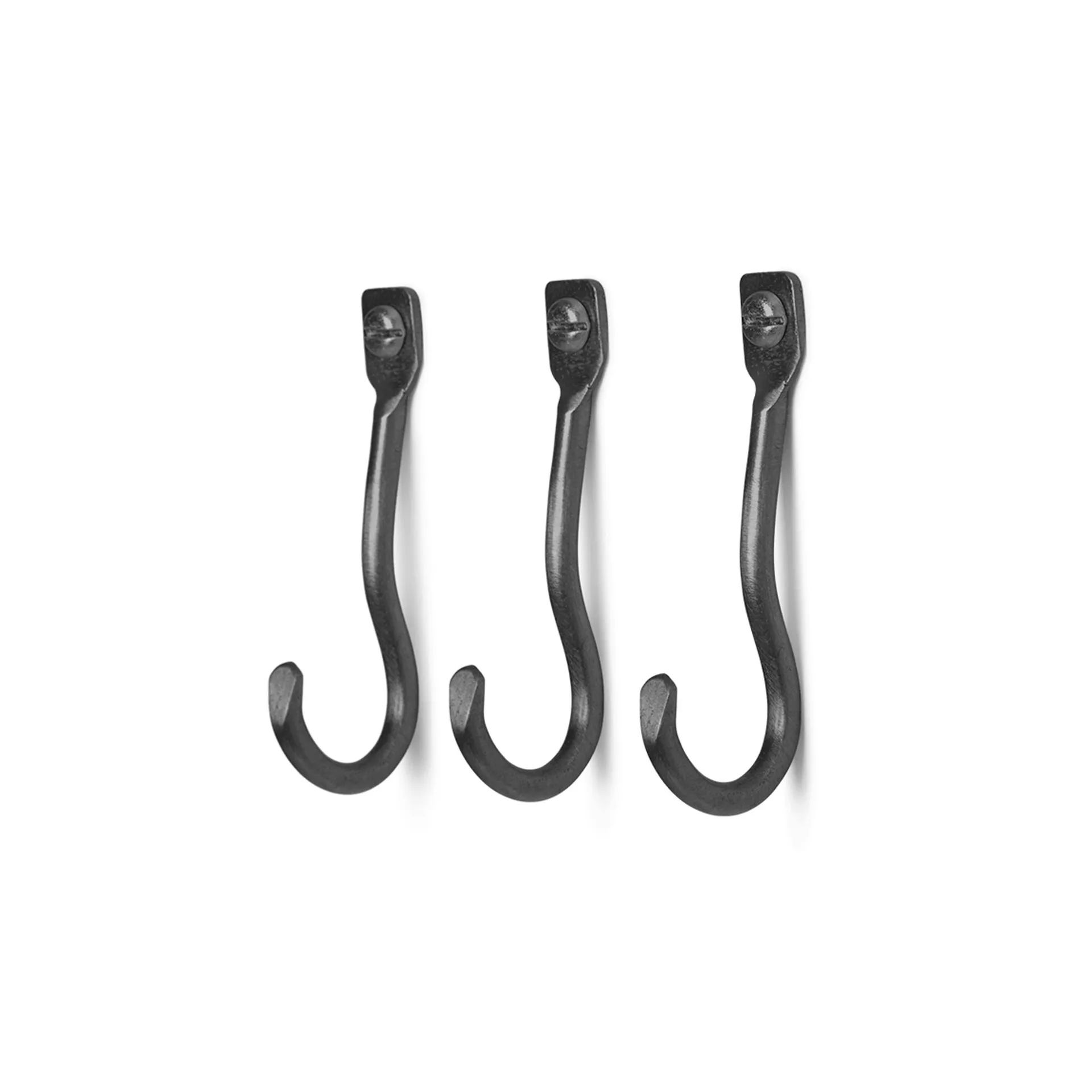 Curvature krok 3-pack, Svart mässing Ferm Living