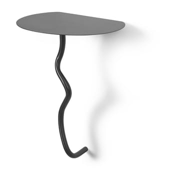 Curvature väggbord - Black Brass - Ferm Living