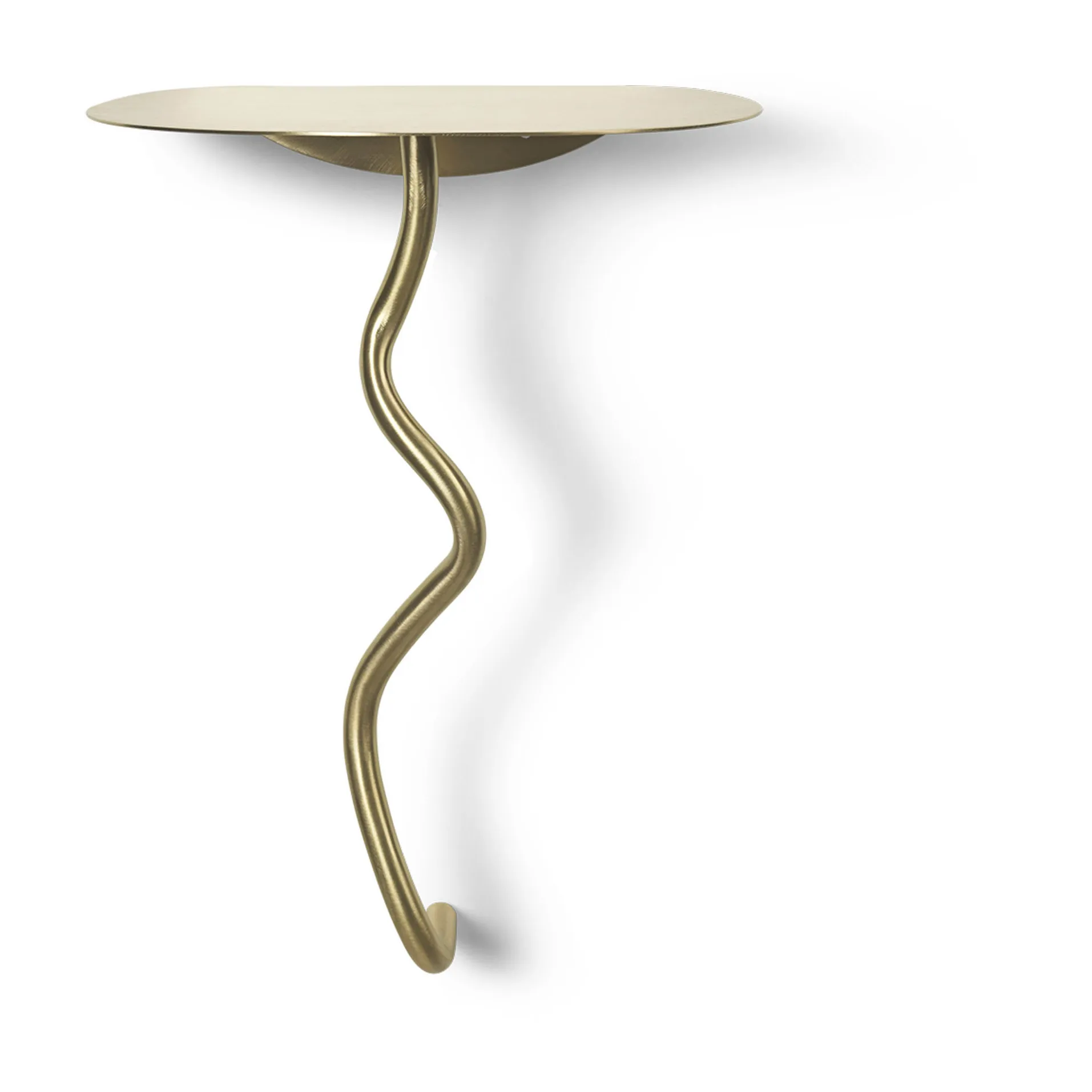 Curvature väggbord, Brass Ferm Living