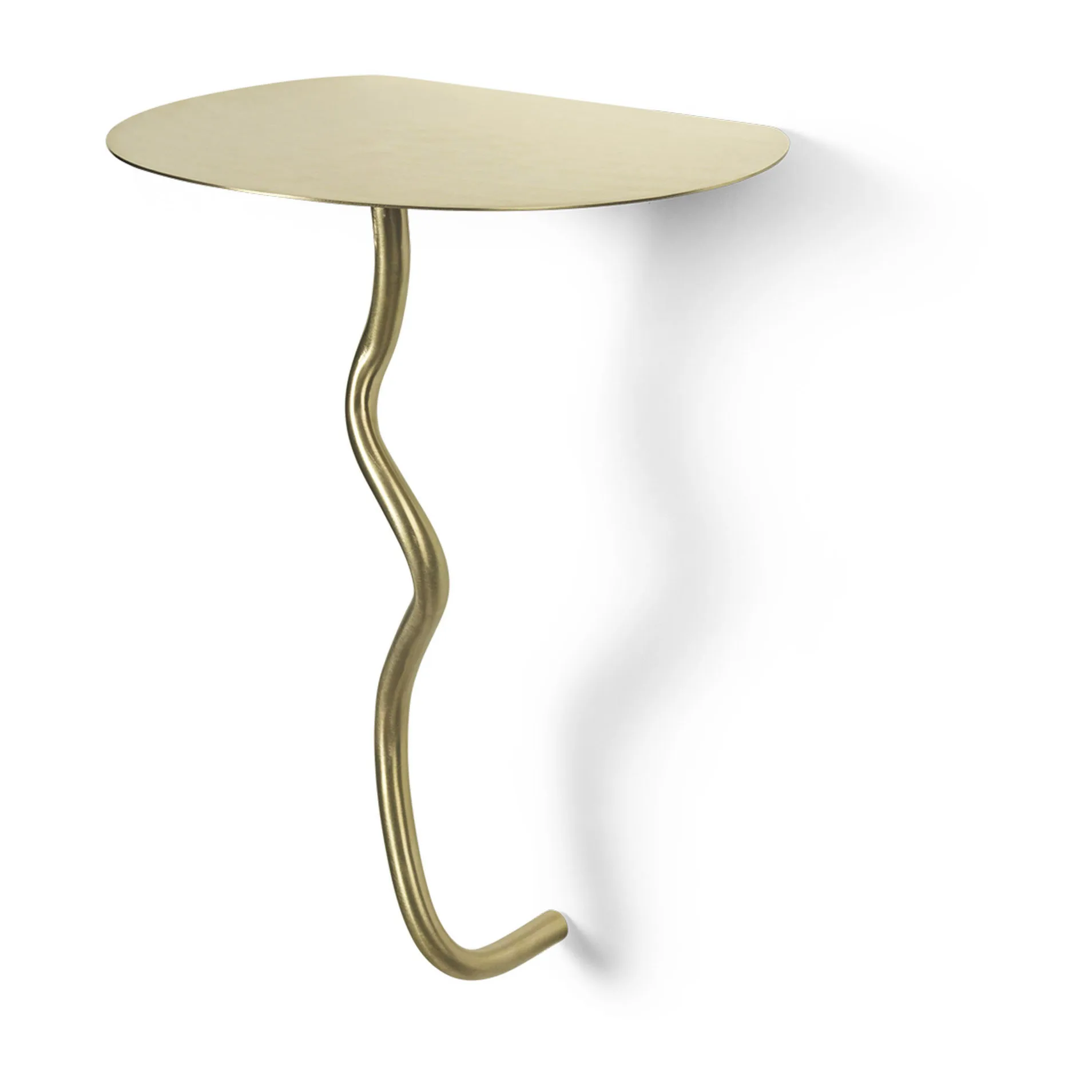 Curvature väggbord, Brass Ferm Living