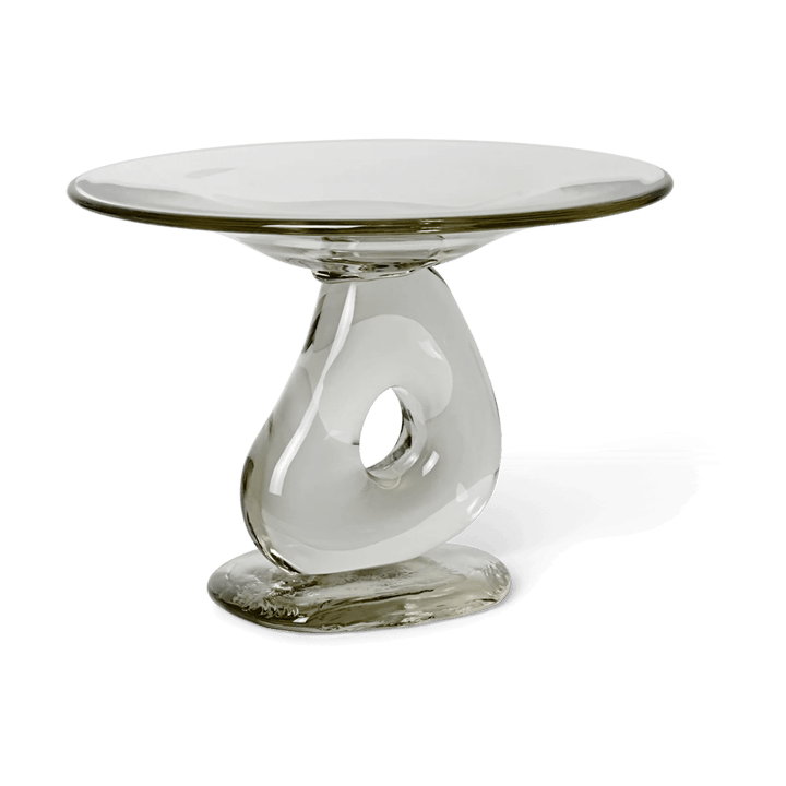 Damo glass centerpiece fat Ø21 cm - Clear - Ferm Living
