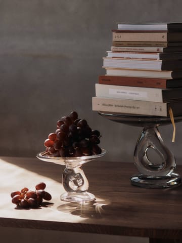 Damo glass centerpiece fat Ø21 cm - Clear - Ferm Living