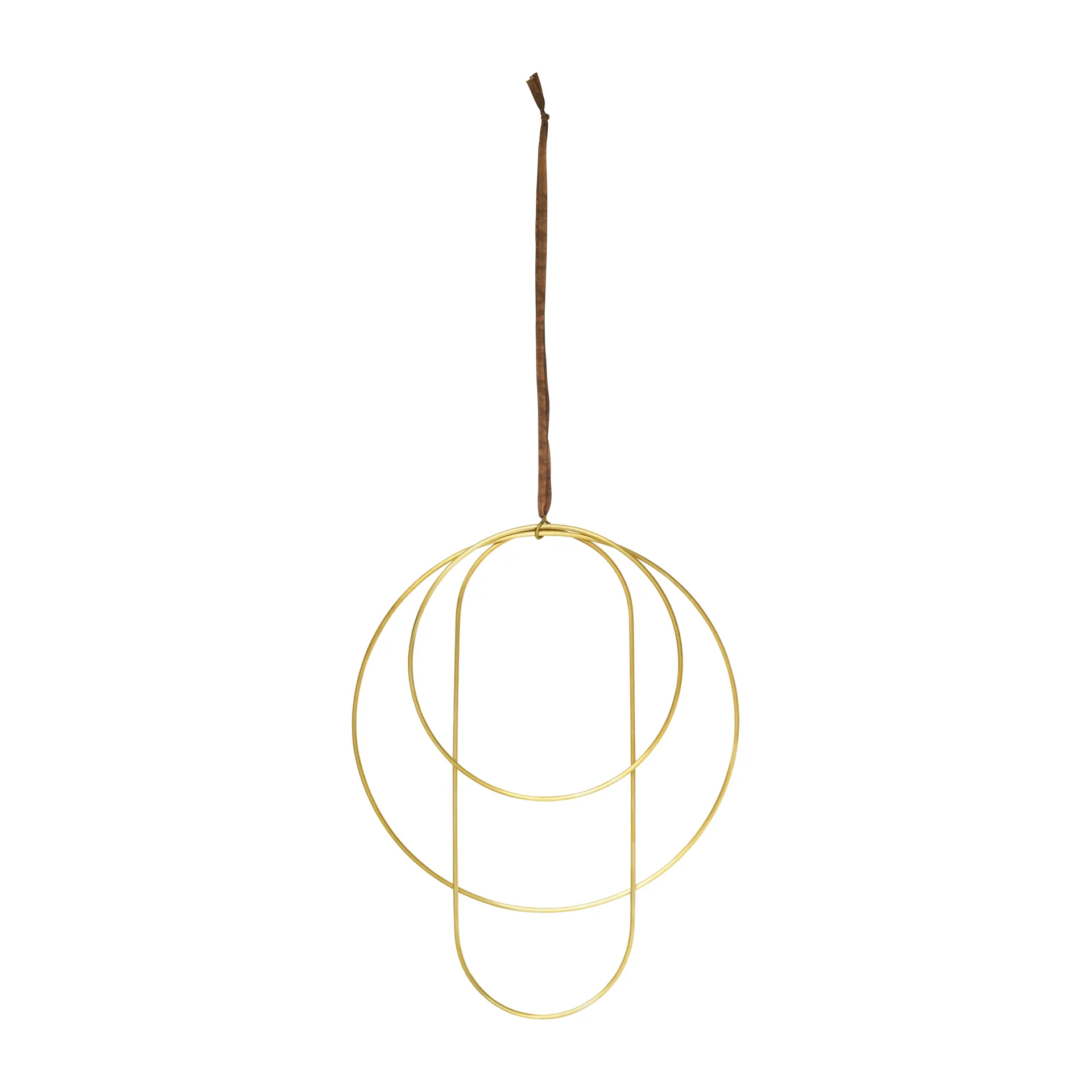 Deco dekorationsringar 3-pack, Mässing Ferm Living