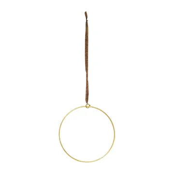 Deco dekorationsringar 3-pack - Mässing - Ferm Living